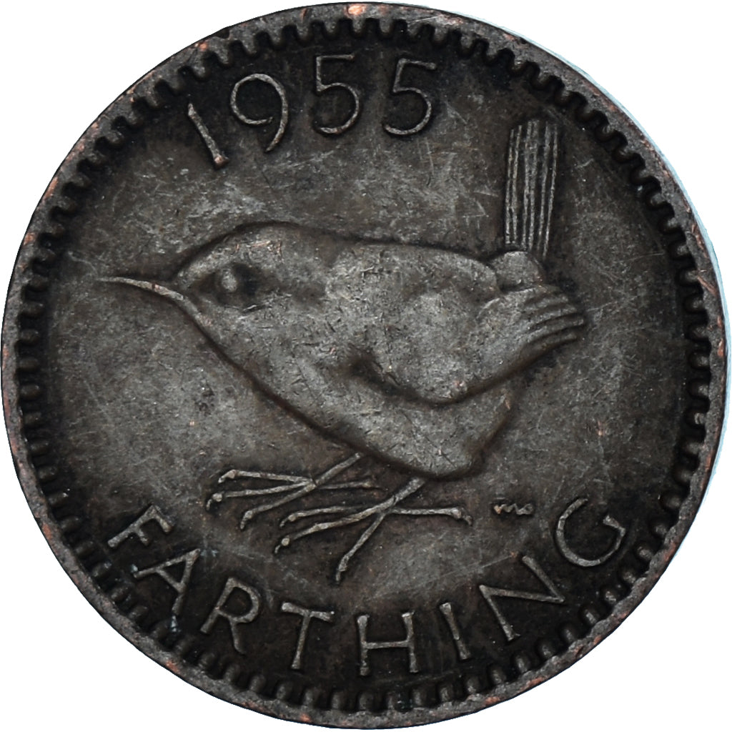 Moneta, Gran Bretagna, Farthing, 1955