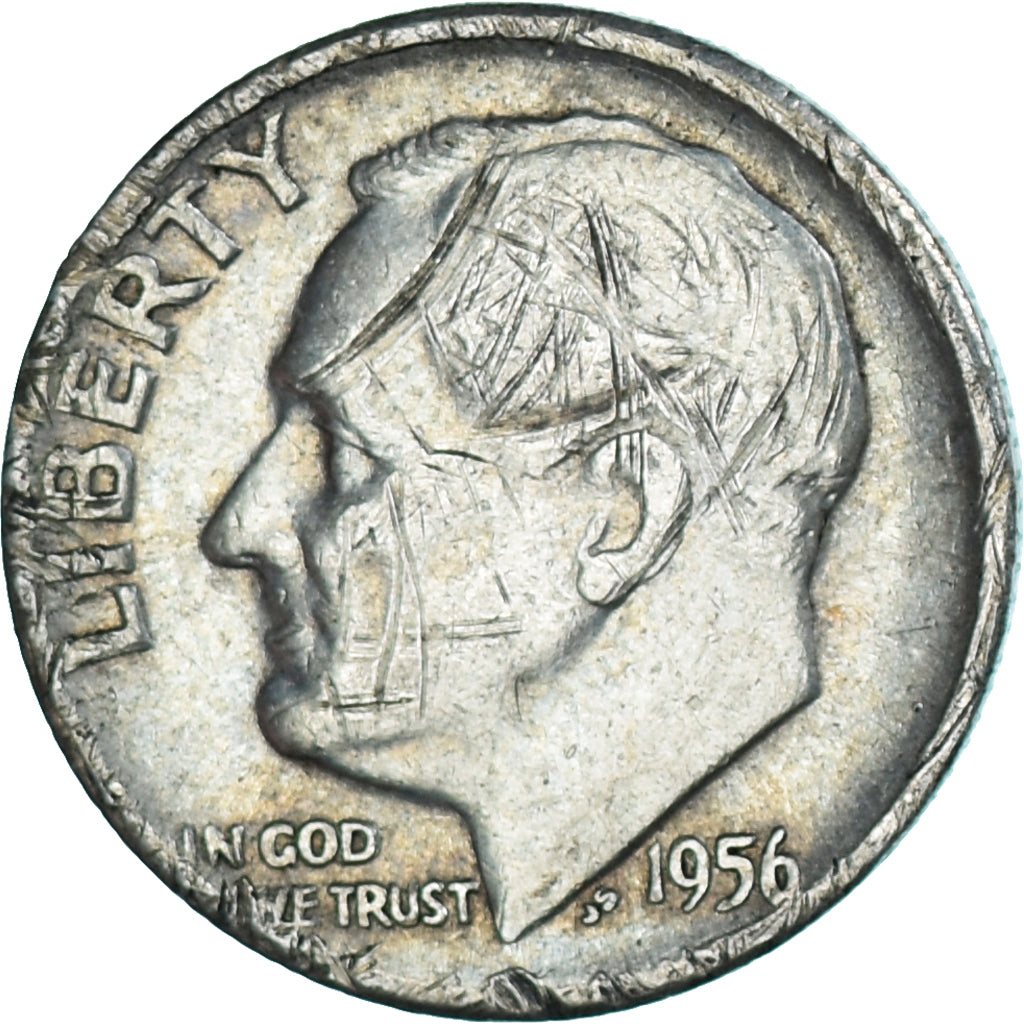 Moneta, Stati Uniti, Dime, 1956