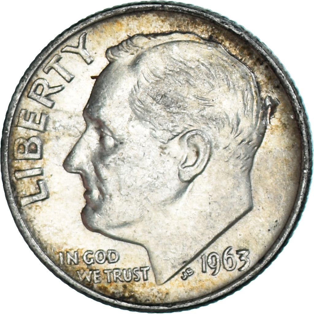 Moneta, USA, Dime, 1963