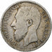 Belgium, Leopold II, 1 Franc, 1886, Brussels, Silver, VF(20-25)