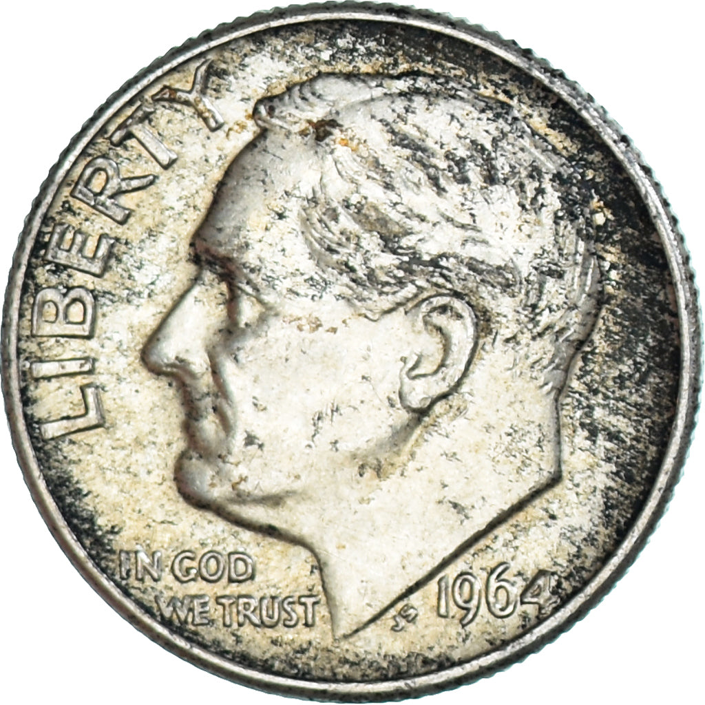 Moneta, Stati Uniti, Dime, 1964