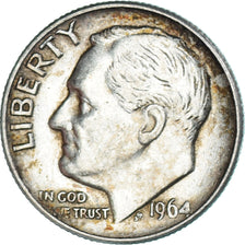 Coin, United States, Dime, 1964