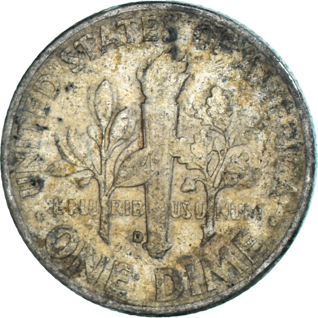 Moneta, USA, Dime, 1962