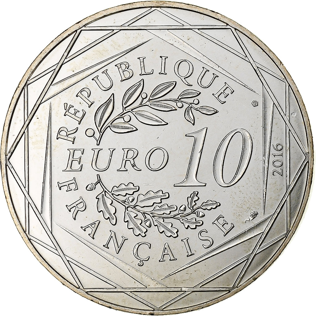 France, 10 Euro, Le Petit Prince (pêche au Mont Saint-Michel), 2016, MDP