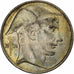 Bélgica, 20 Francs, 1950, Brussels, Plata, BC+
