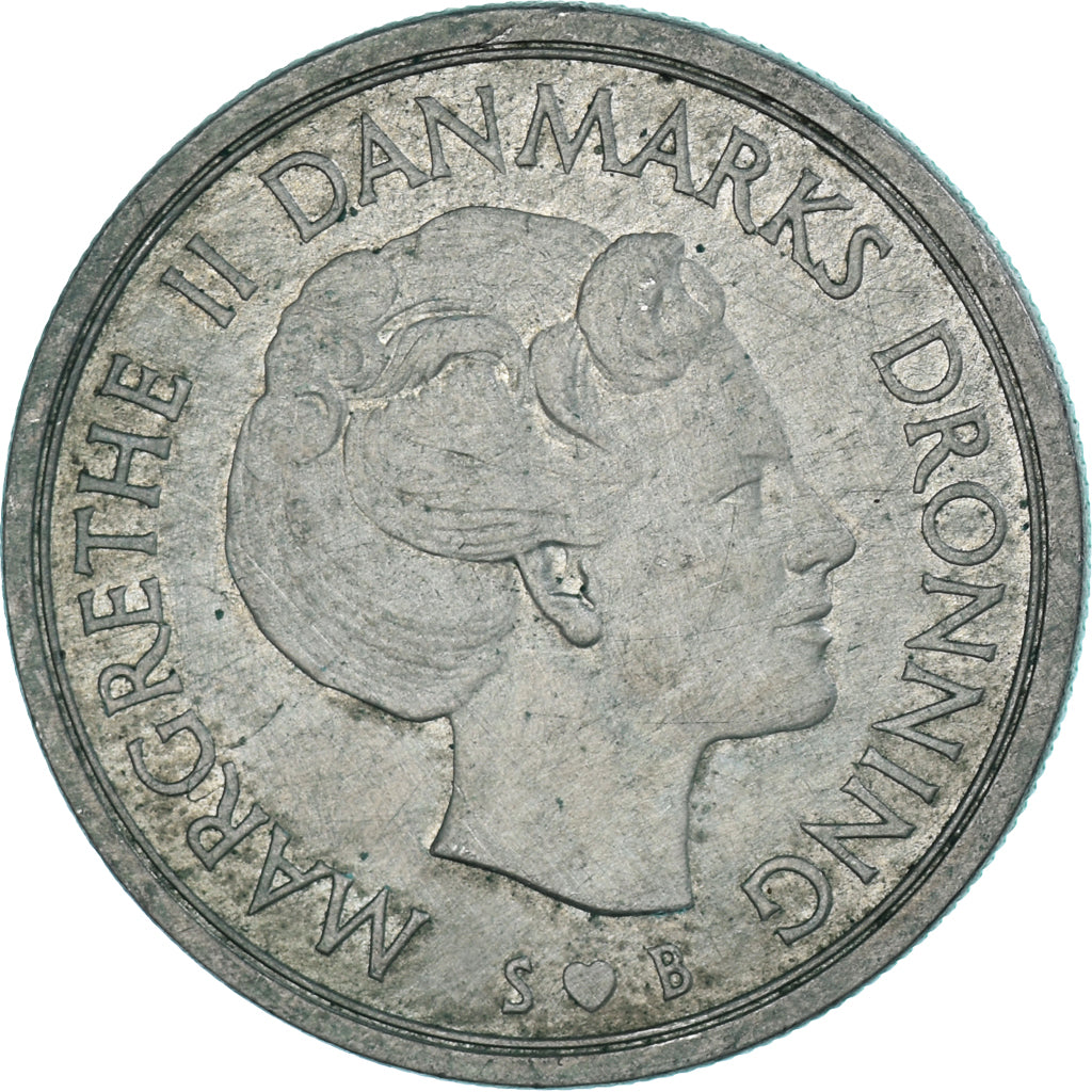 Moeda, Dinamarca, 5 Kroner, 1976