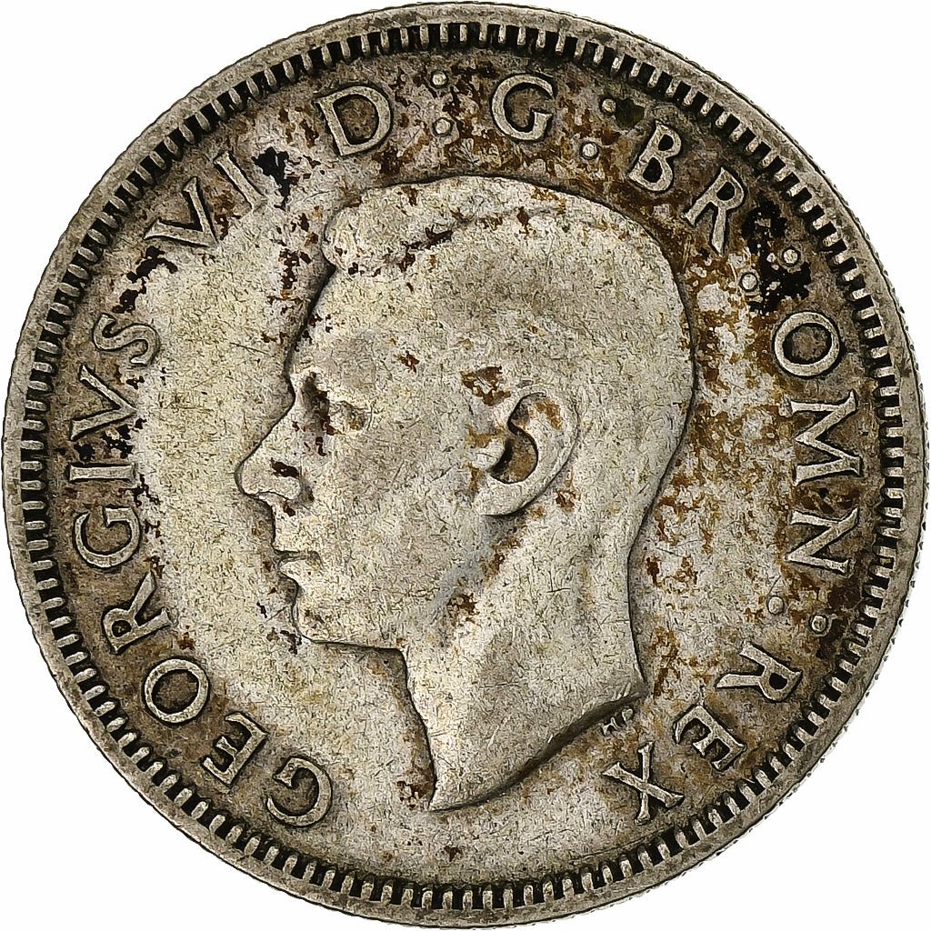 Gran Bretaña, George VI, Shilling, 1937, London, Plata, BC+