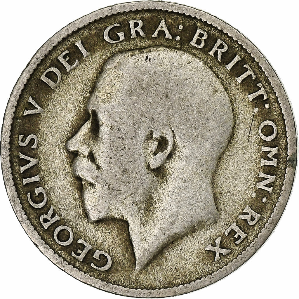 Gran Bretagna, George VI, 6 Pence, 1921, London, Argento, MB