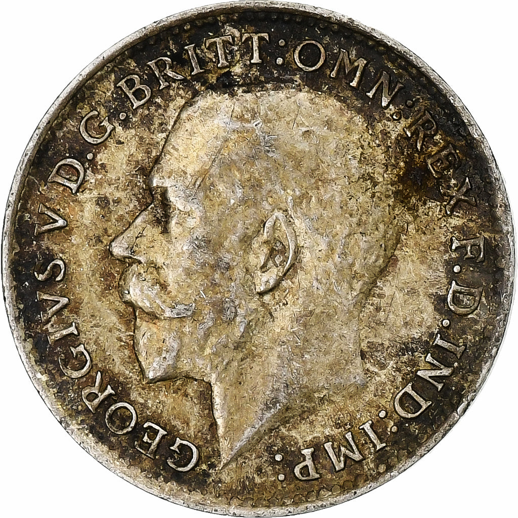 Gran Bretagna, George VI, 3 Pence, 1918, London, Argento, MB