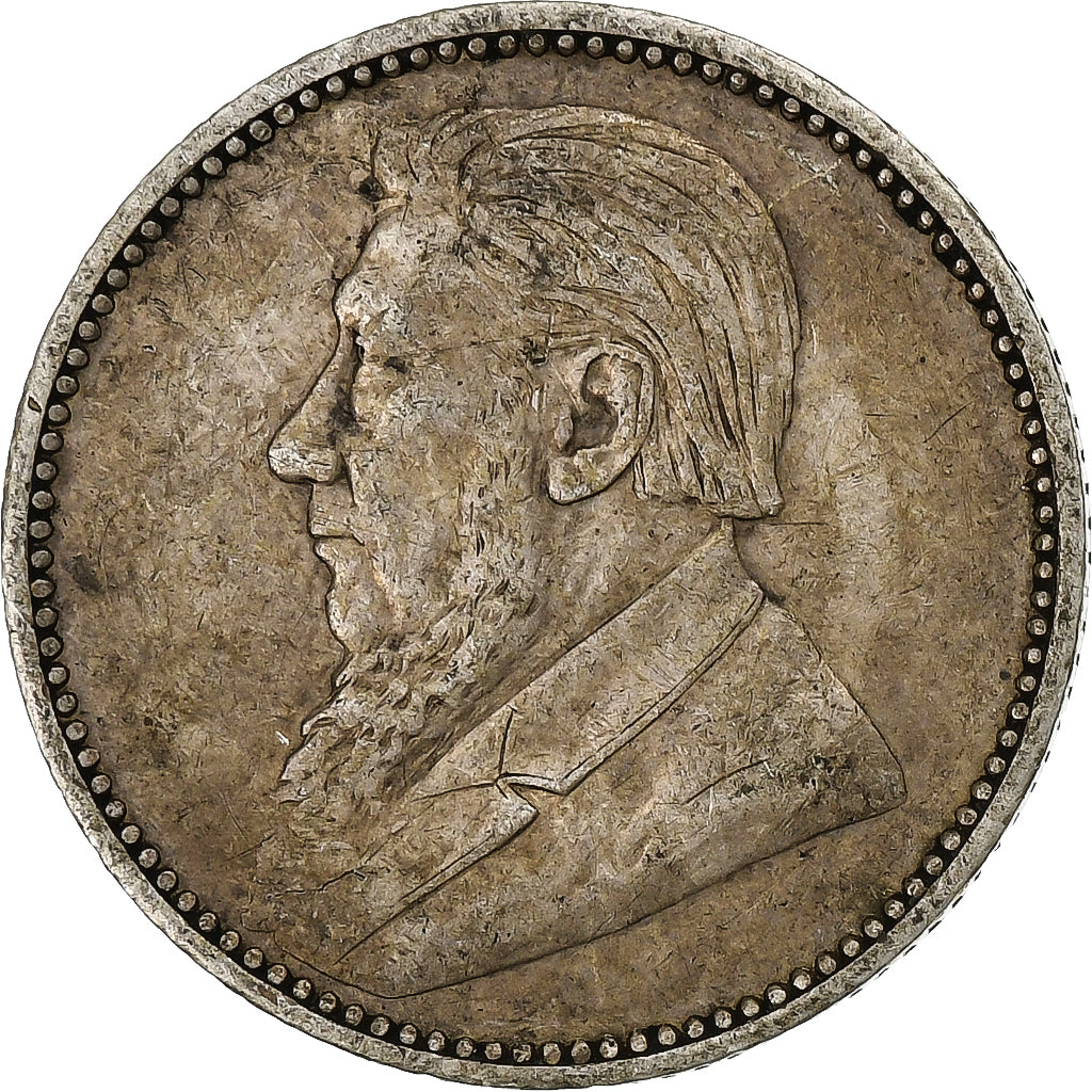 Sudafrica, Kruger, 6 Pence, 1897, Pretoria, Argento, BB