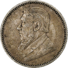 Sudafrica, Kruger, 6 Pence, 1897, Pretoria, Argento, BB