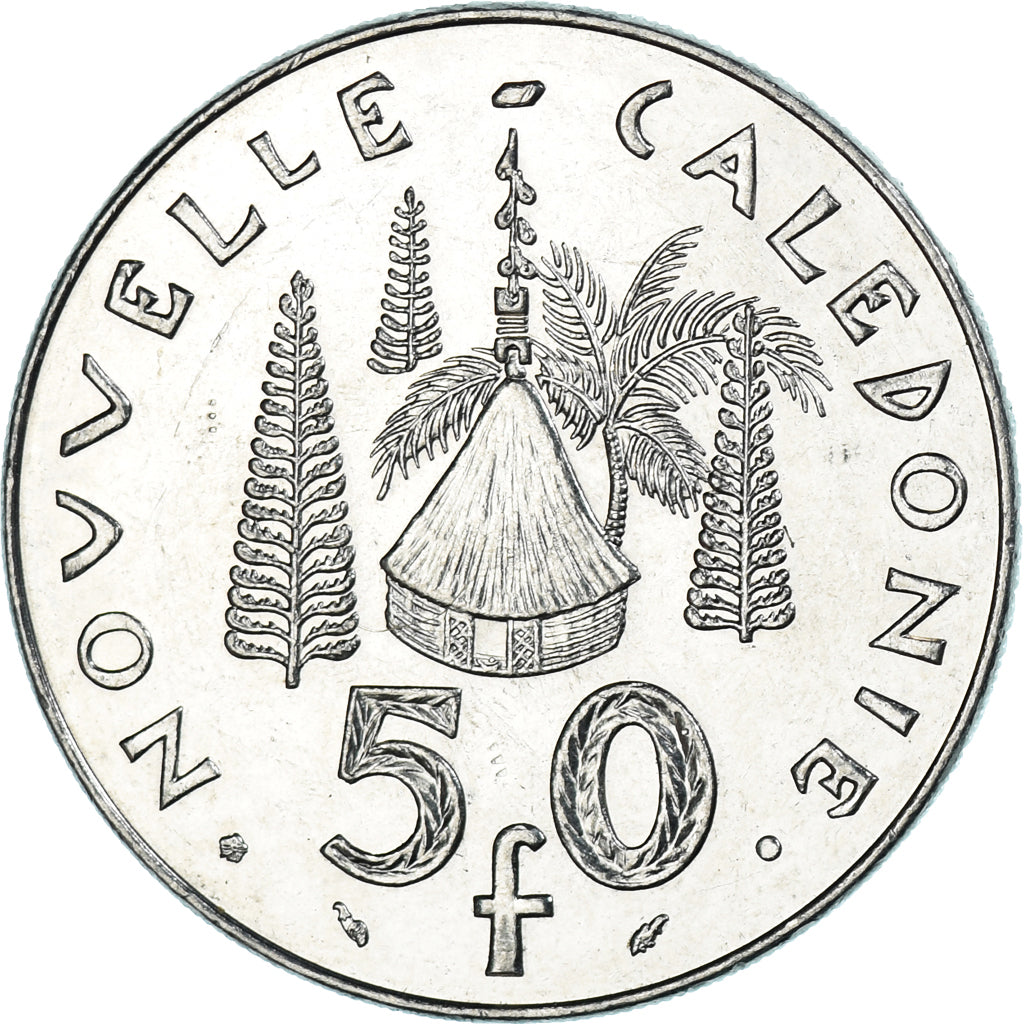 Coin, New Caledonia, 50 Francs, 1983