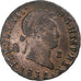 España, Ferdinand VII, 2 Maravedis, 1832, Segovia, Cobre, BC+