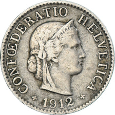 Moeda, Suíça, 5 Rappen, 1912