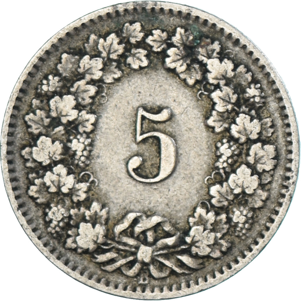 Coin, Switzerland, 5 Rappen, 1912