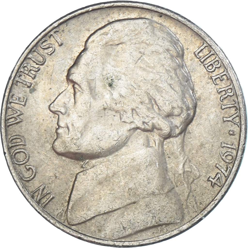 Moneta, Stati Uniti, 5 Cents, 1974
