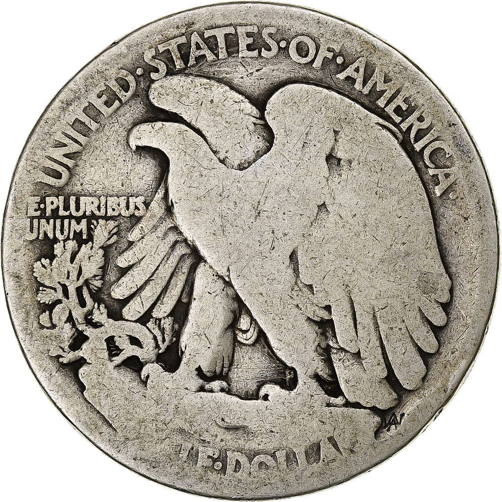 Estados Unidos da América, Walking Liberty Half Dollar, 1916, Philadelphia