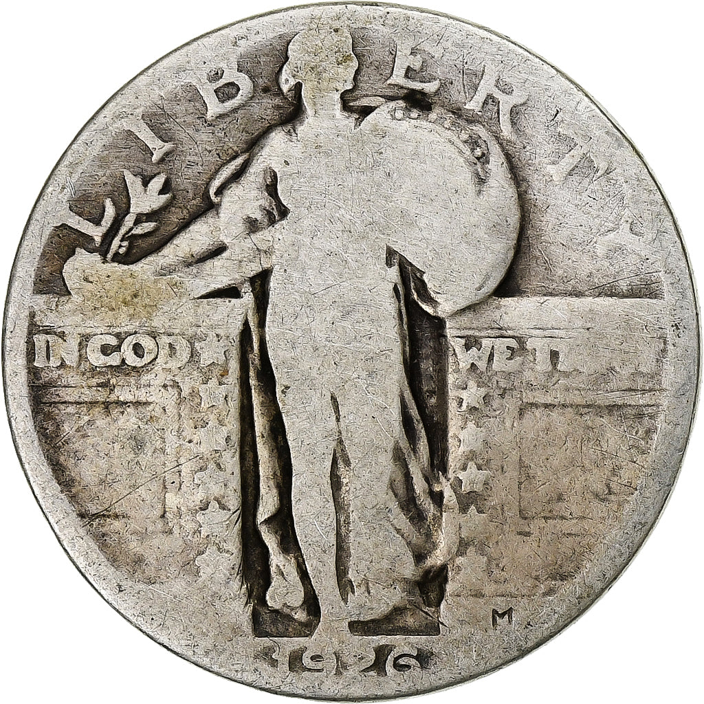 Verenigde Staten, Standing Liberty Quarter, 1926, Philadelphia, Zilver, ZG+