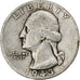 Estados Unidos, Washington Quarter, 1943, Philadelphia, Plata, BC+