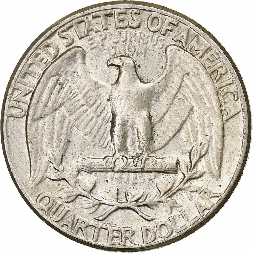 Stati Uniti, Washington Quarter, 1964, Philadelphia, Argento, BB+