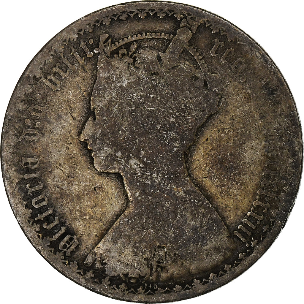 Gran Bretagna, Victoria, Florin, 1873, London, Argento, MB