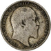Grande-Bretagne, Edward VII, 6 Pence, 1906, Londres, Argent, TB