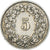 Zweden, 5 Rappen, 1955, Cupro-nikkel, ZF