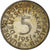 Federal Republic of Germany, 5 Mark, 1951, Stuttgart, Silver, EF(40-45)