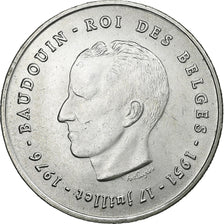 België, Baudouin I, 250 Francs, 1976, Brussels, Zilver, PR+