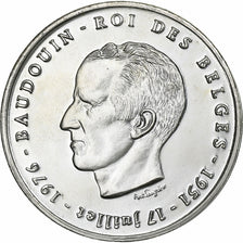 Belgium, Baudouin I, 250 Francs, 1976, Brussels, BU, Silver, MS(60-62)