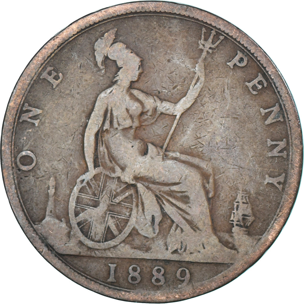 Coin, Great Britain, Penny, 1889