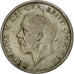 Grã-Bretanha, George V, Florin, 1928, London, Prata, VF(30-35)