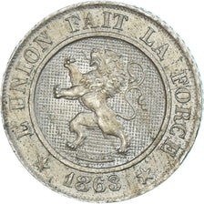 Münze, Belgien, 10 Centimes, 1863