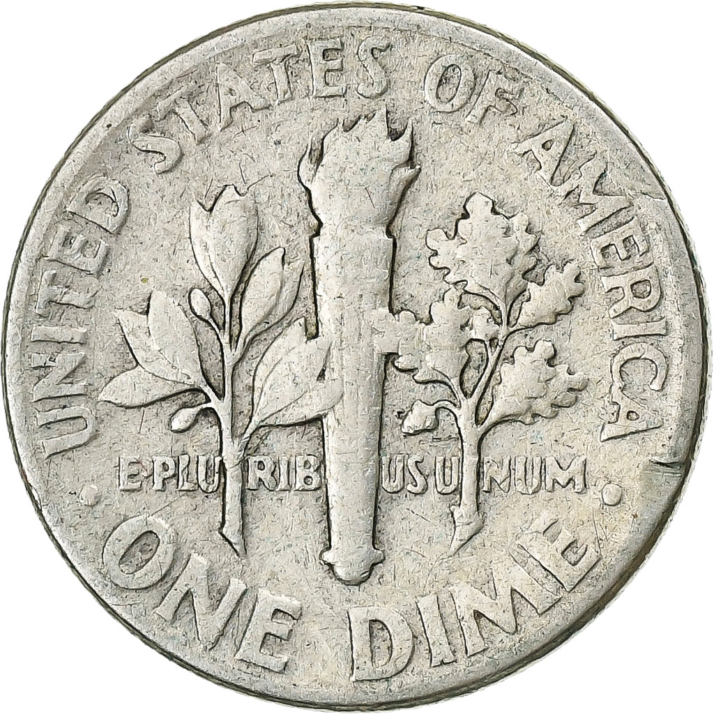 United States, Dime, Roosevelt, 1947, Philadelphia, Silver, VF(30-35)