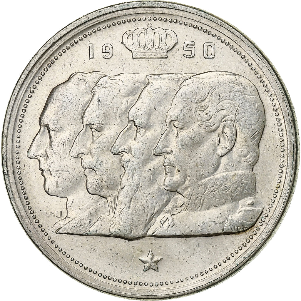 Bélgica, 100 Francs, 1950, Brussels, Plata, MBC+