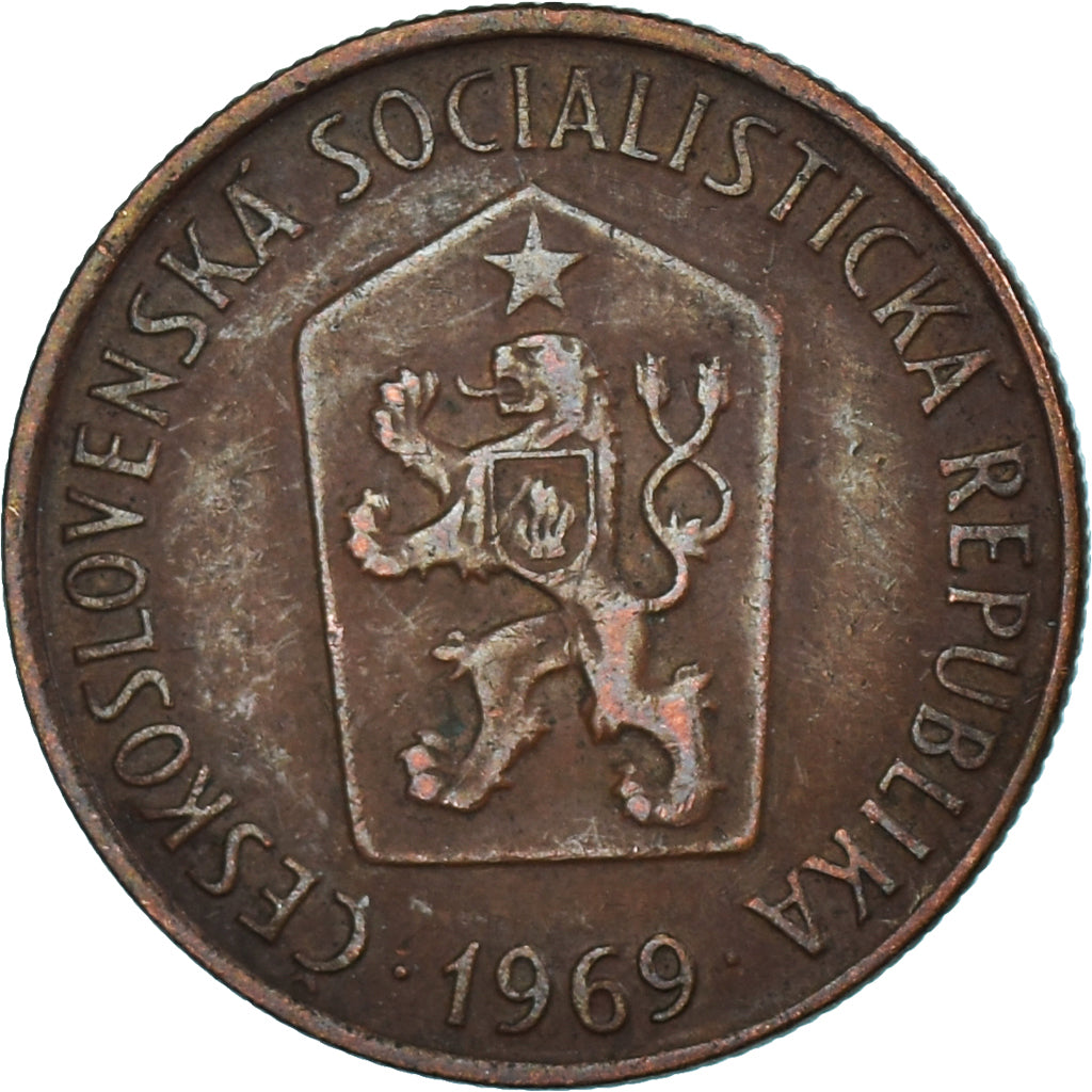 Moneda, Checoslovaquia, 50 Haleru, 1969