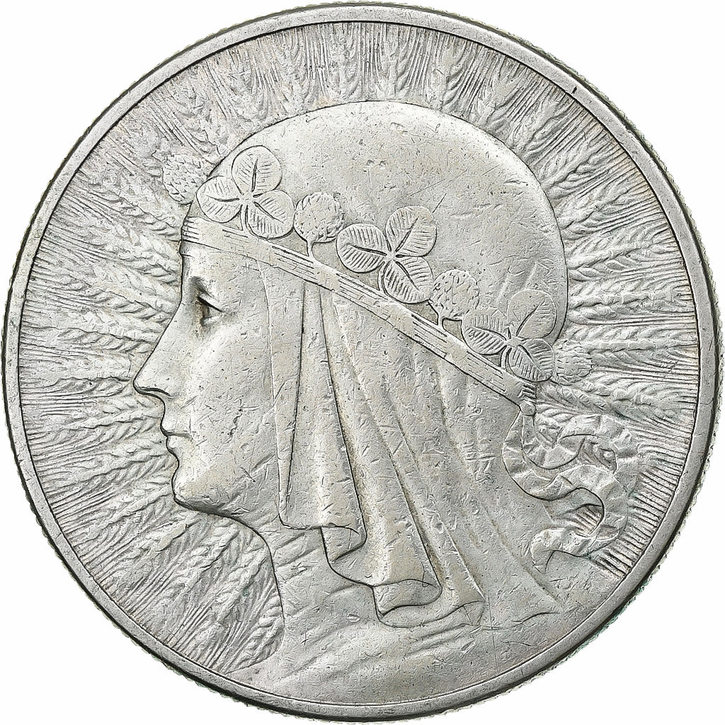 Polen, 10 Zlotych, 1932, Warsaw, Silber, SS