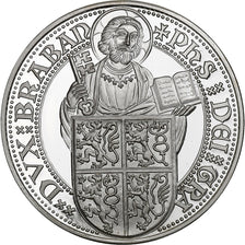 Bélgica, 100 Lovenaar, Louvain, Undated (1980), Plata, Prueba, SC