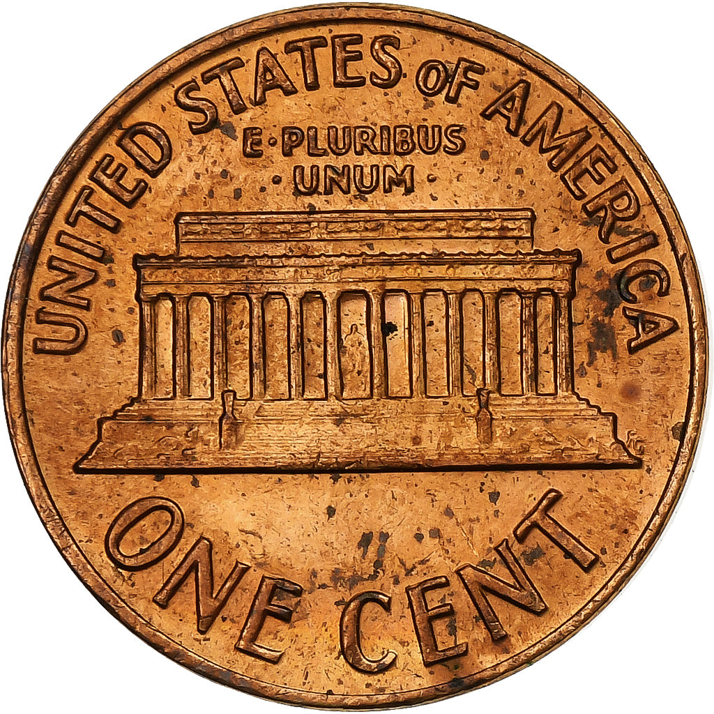Estados Unidos da América, Cent, Lincoln, 1969, Philadelphia, Cobre, AU(55-58)