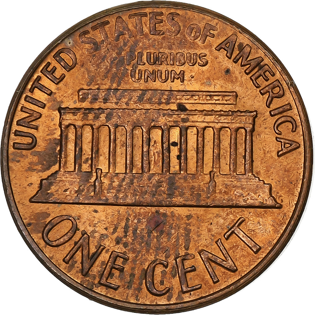 Estados Unidos da América, Cent, Lincoln, 1969, Denver, Cobre, AU(50-53)