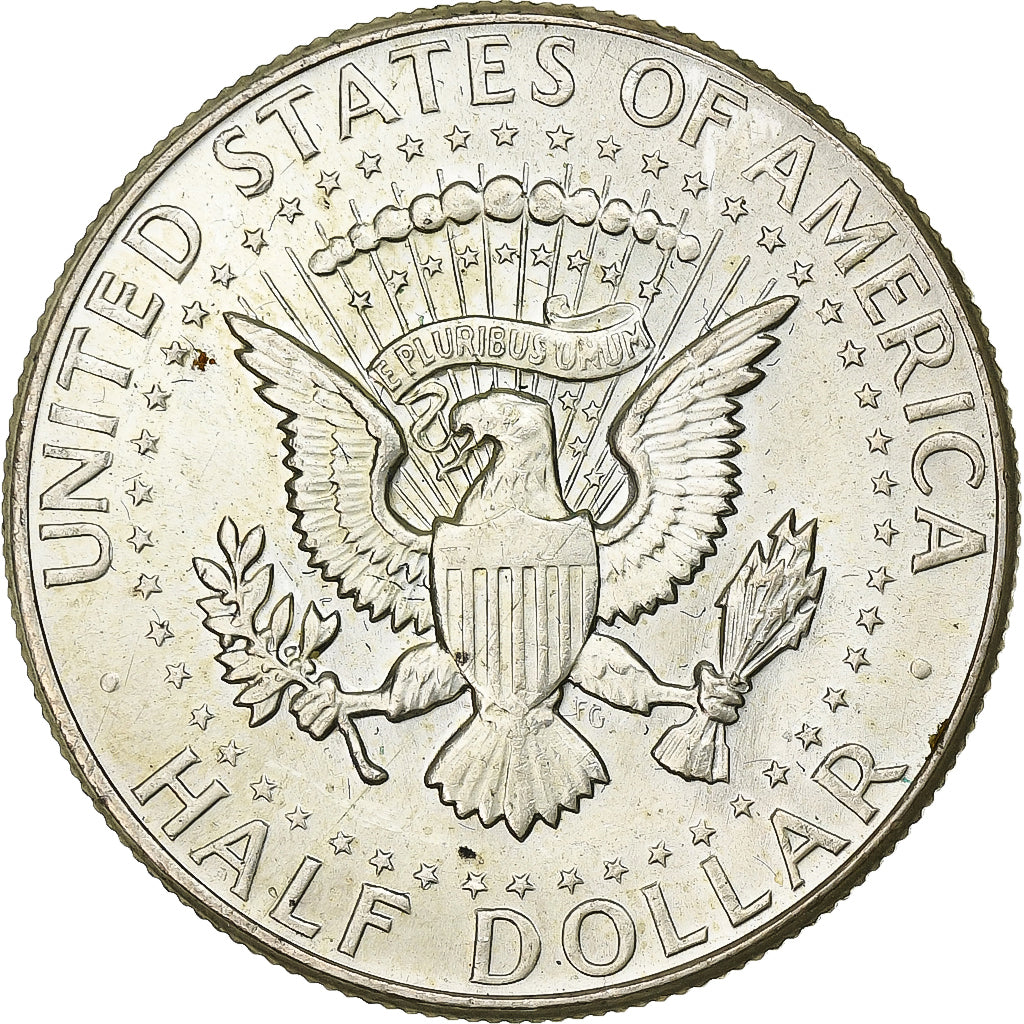 Estados Unidos, Half Dollar, Kennedy, 1964, Philadelphia, Plata, EBC