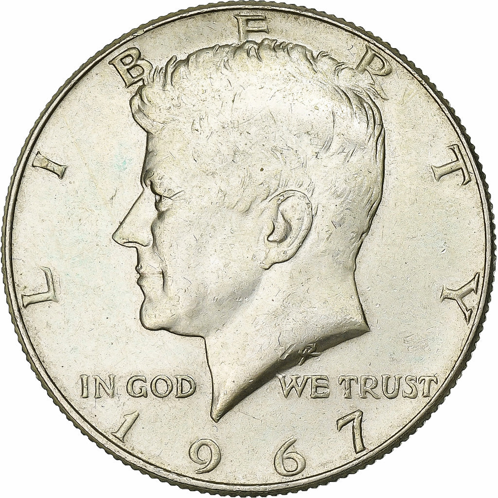 Estados Unidos, Half Dollar, Kennedy, 1964, Philadelphia, Plata, EBC