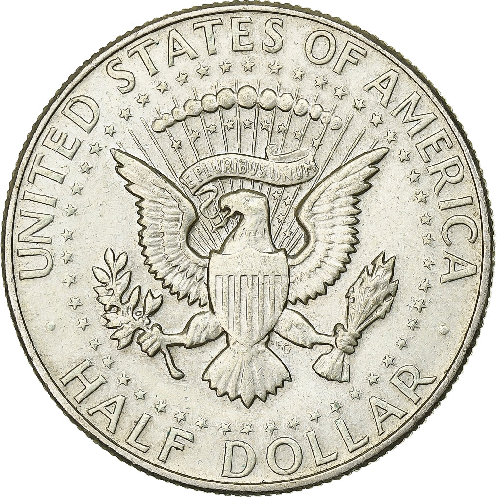 Estados Unidos, Half Dollar, Kennedy, 1964, Philadelphia, Plata, EBC