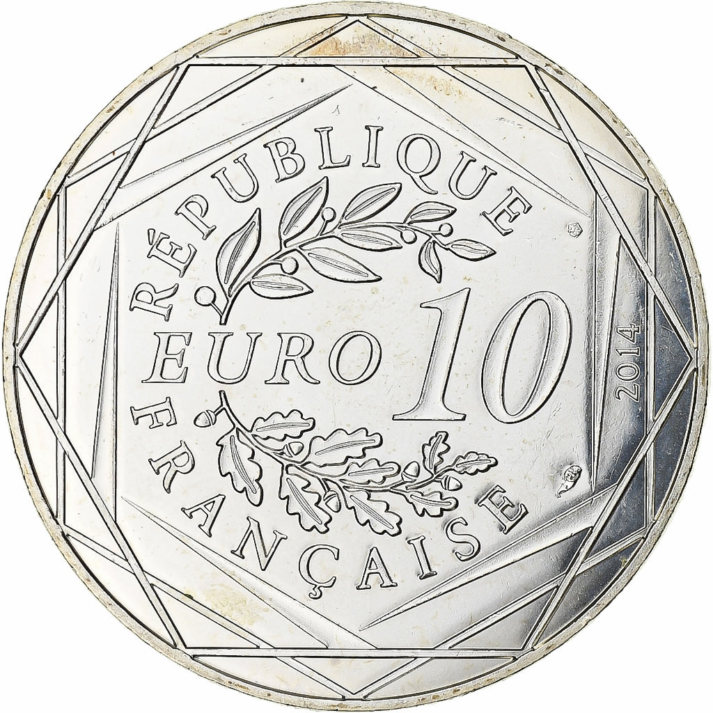 Frankreich, 10 Euro, Sempé - Printemps - Liberté, 2014, MDP, Silber, VZ