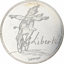 Francia, 10 Euro, Sempé - Hiver - Liberté, 2014, MDP, Argento, SPL