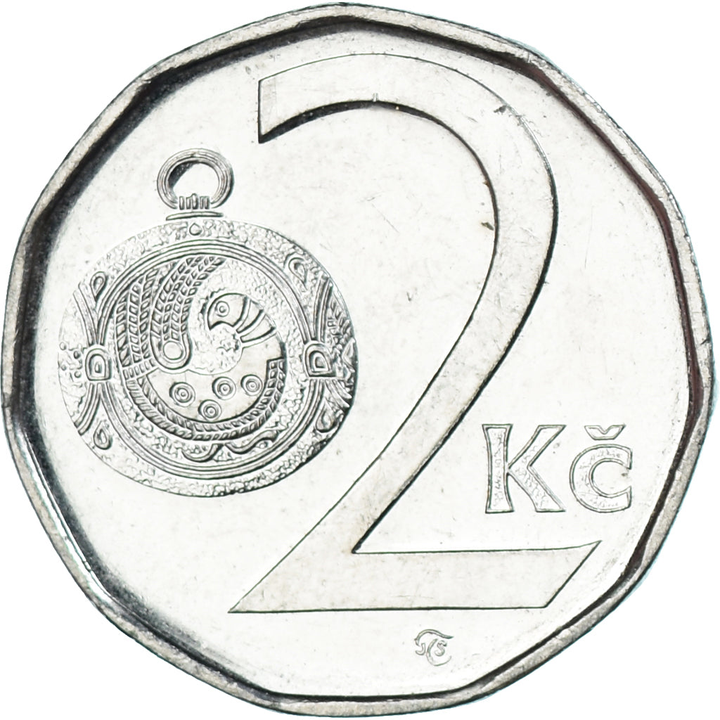 Moneta, Repubblica Ceca, 2 Koruny, 2017