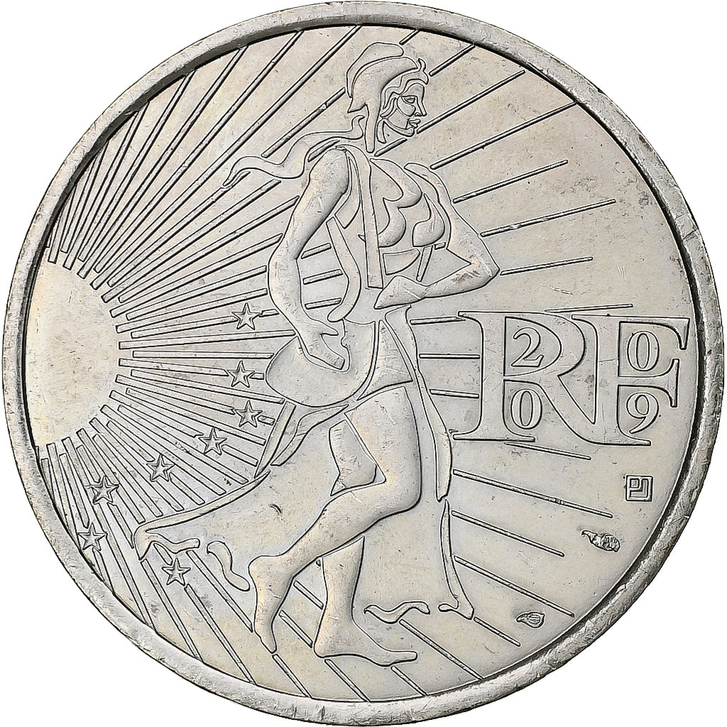 Frankreich, 10 Euro, Semeuse, 2009, MDP, Silber, UNZ