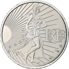 France, 10 Euro, Semeuse, 2009, MDP, Silver, MS(65-70)