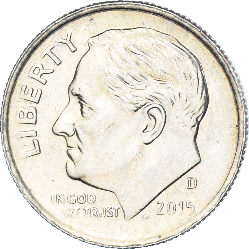 Coin, United States, Dime, 2015