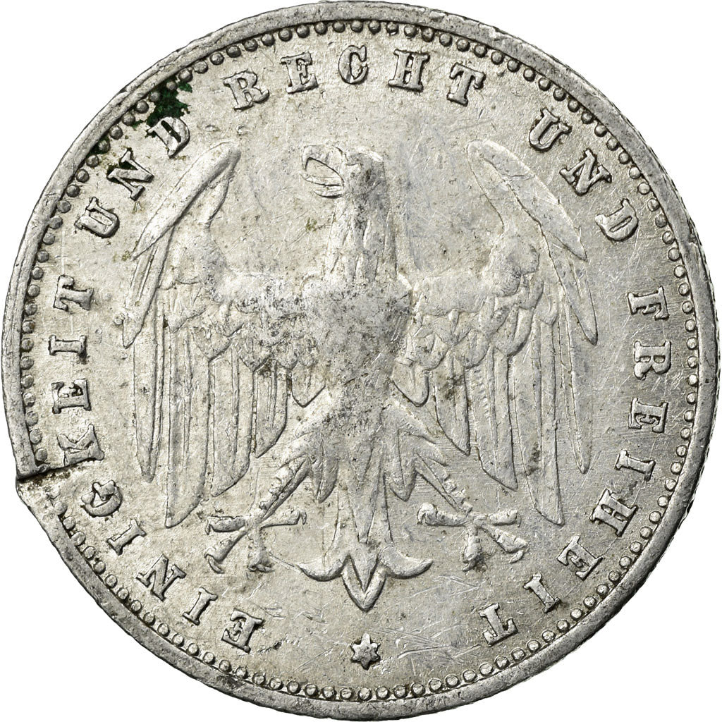 Munten, Duitsland, Weimarrepubliek, 200 Mark, 1923, Berlin, ZF, Aluminium, KM:35
